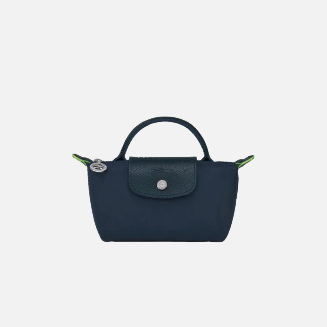 Longchamp Le Pliage Navy Mini Green Collection