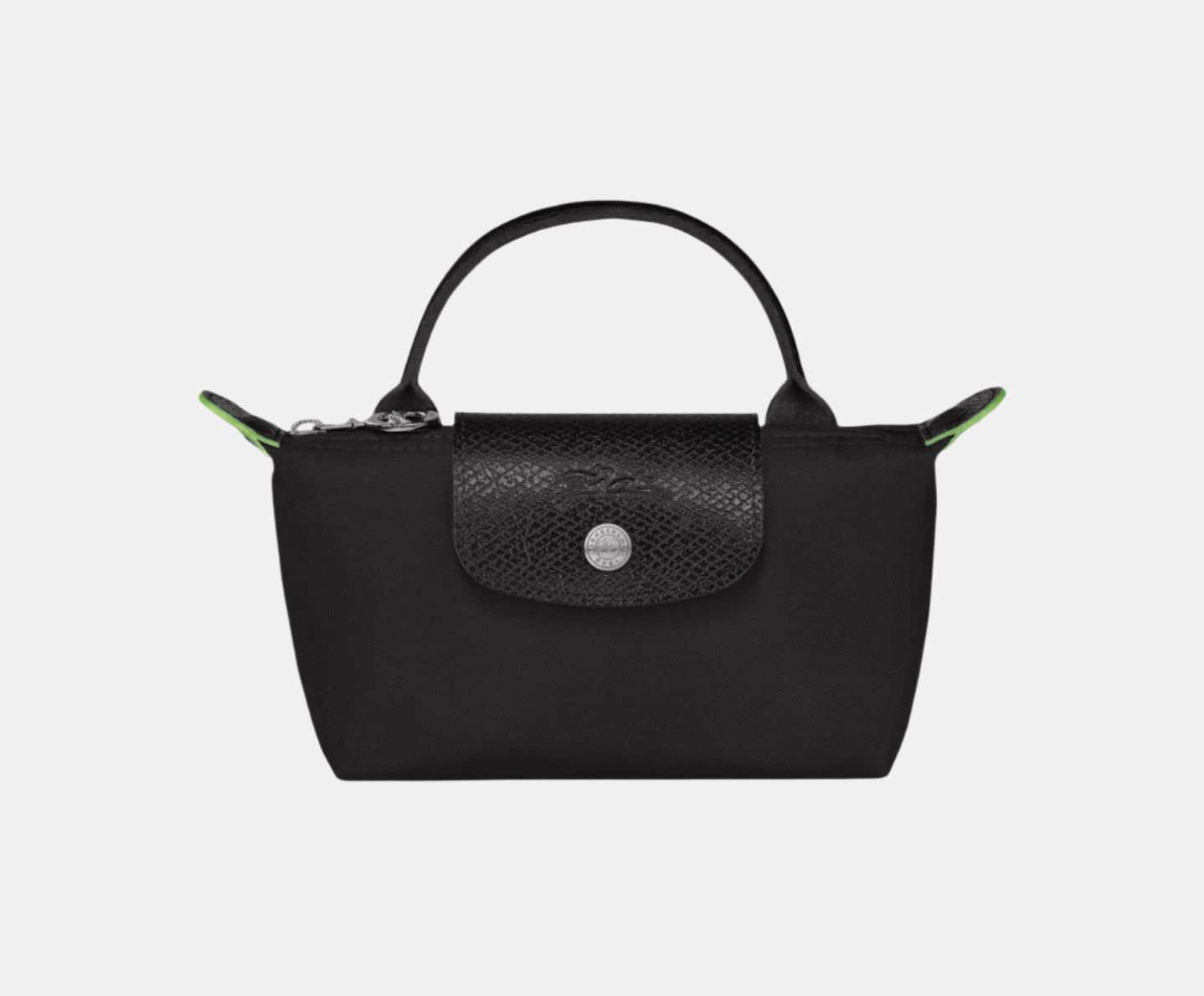 Longchamp Le Pliage Black Mini Green Collection