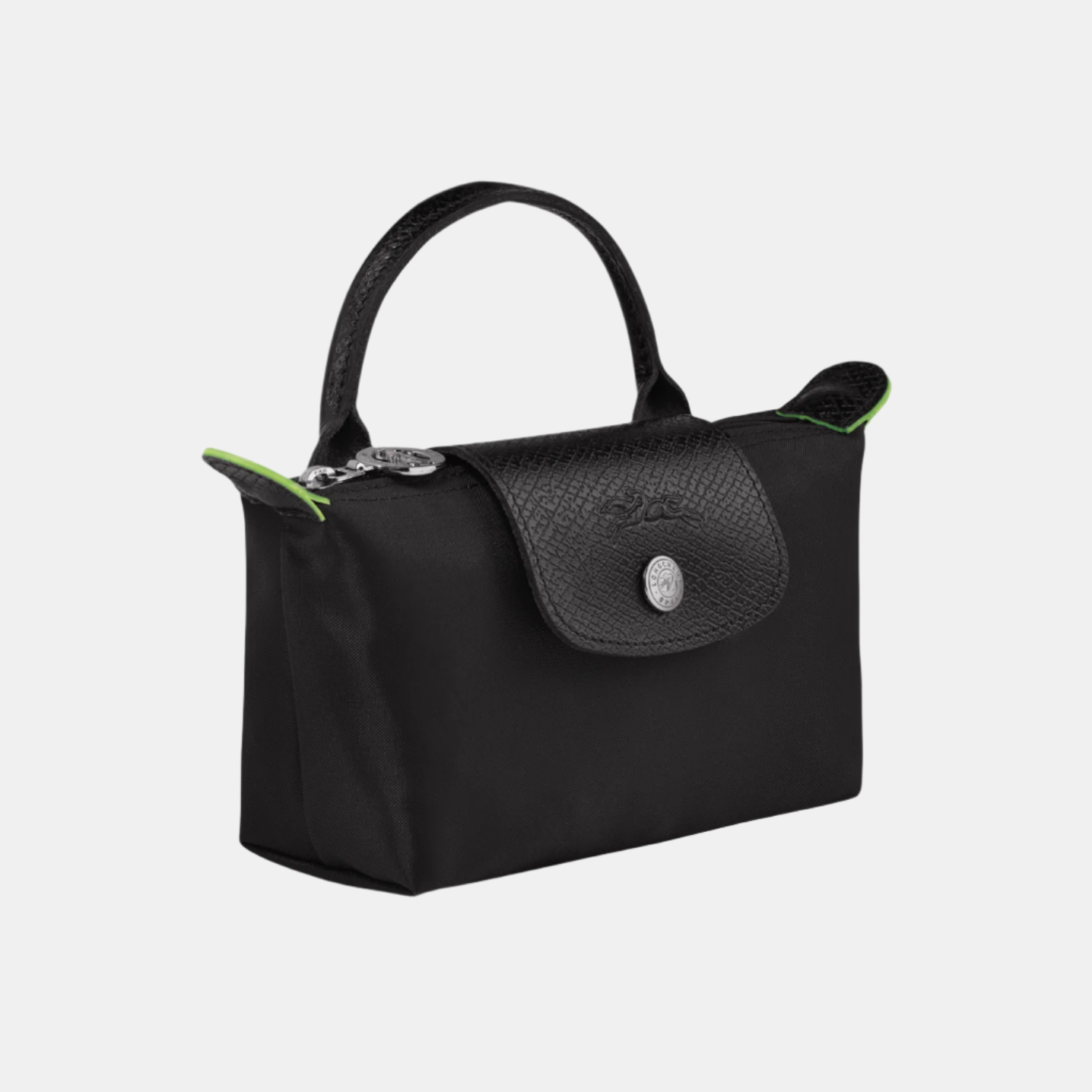 Longchamp Le Pliage Black Mini Green Collection