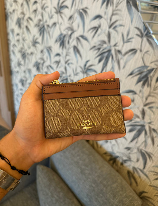 Coach Mini Wallet Brown