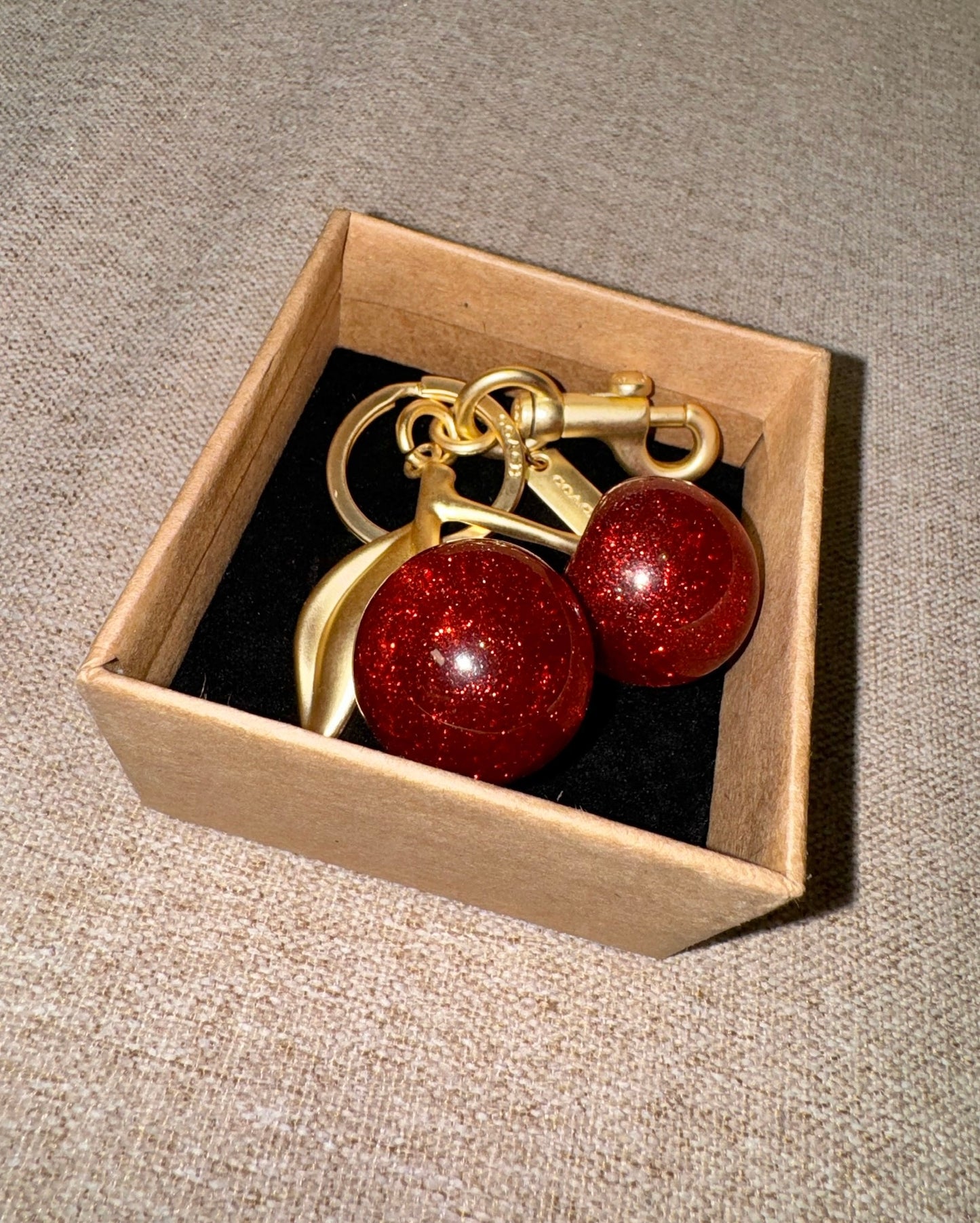 Coach Cherry Bag Charm