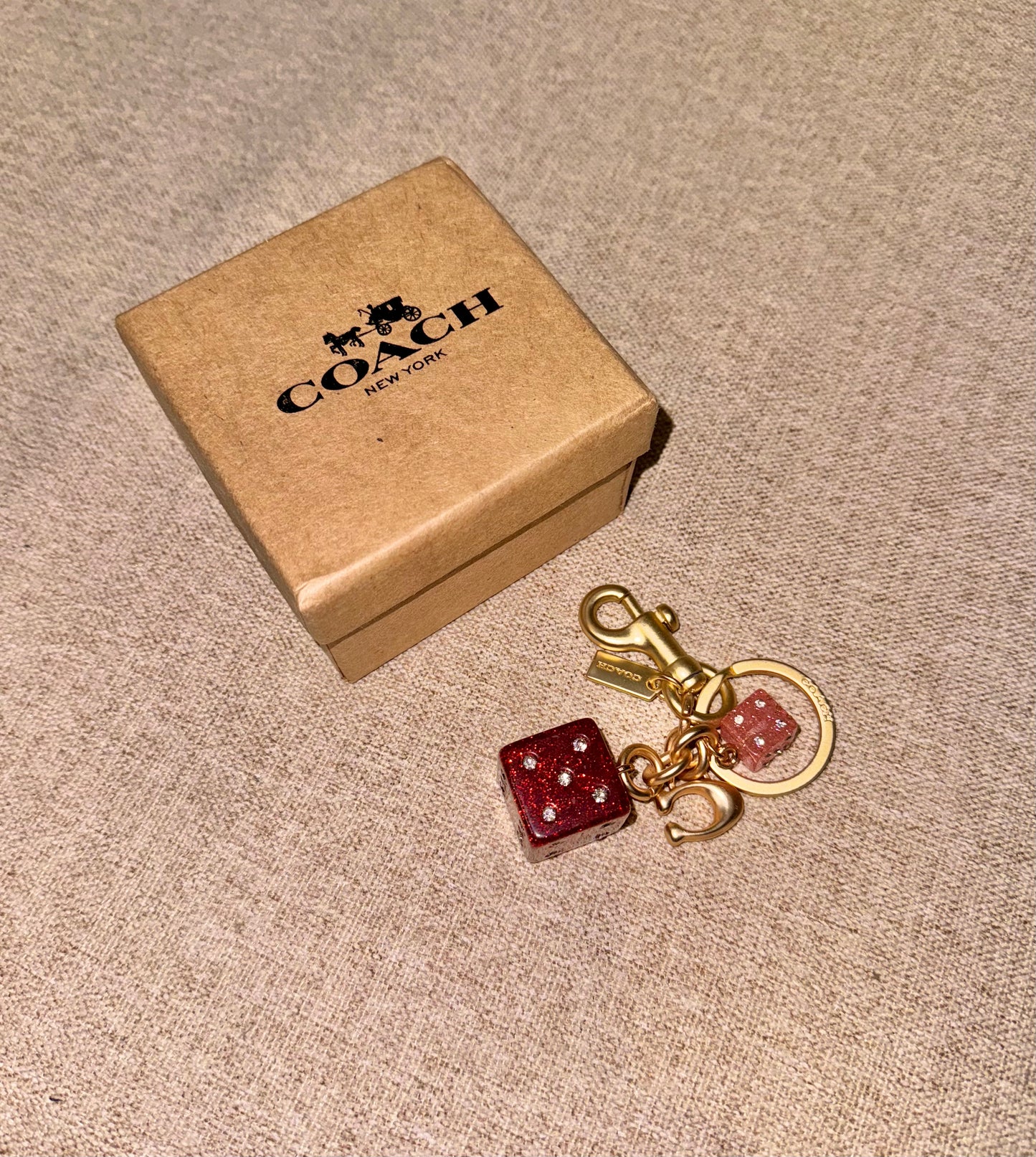 Coach Dice Bag Charm