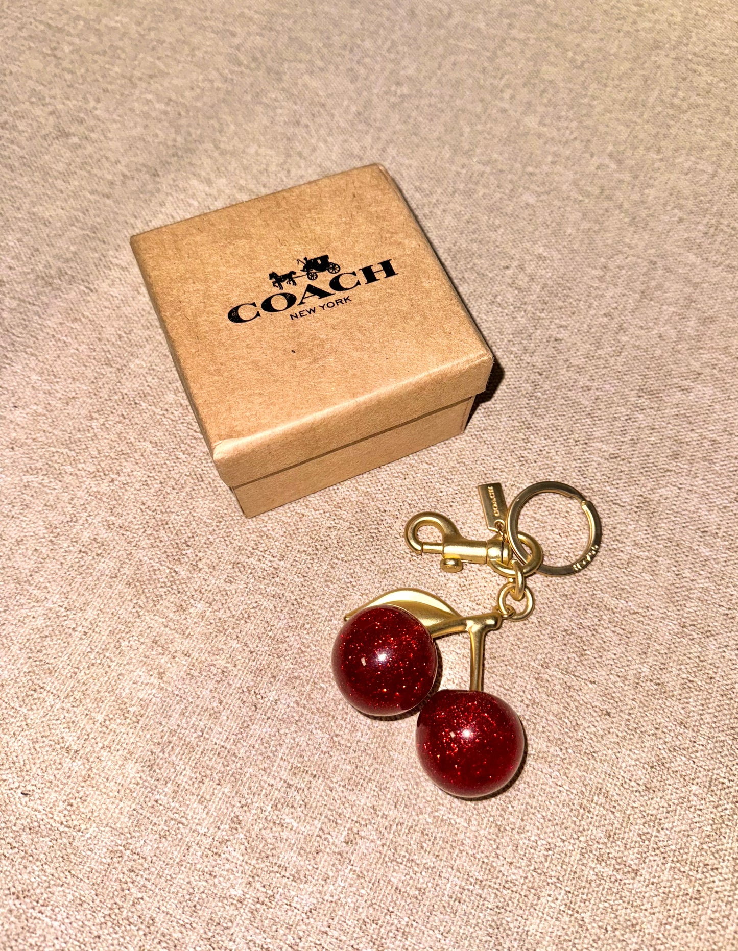Coach Cherry Bag Charm