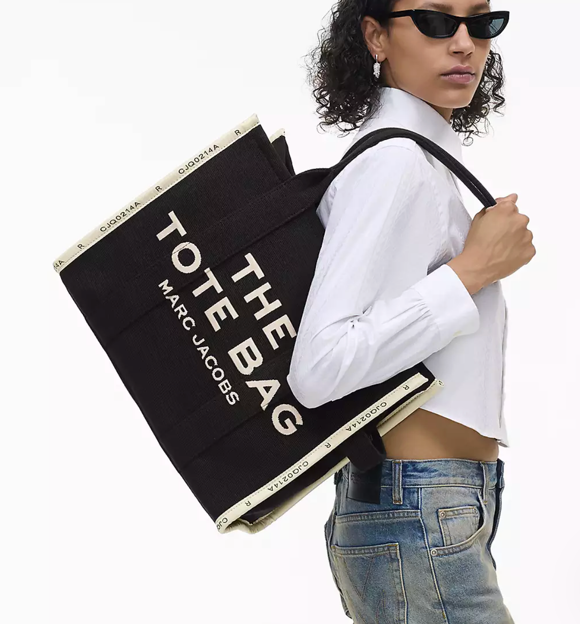 Marc Jacobs The Jacquard Black Large